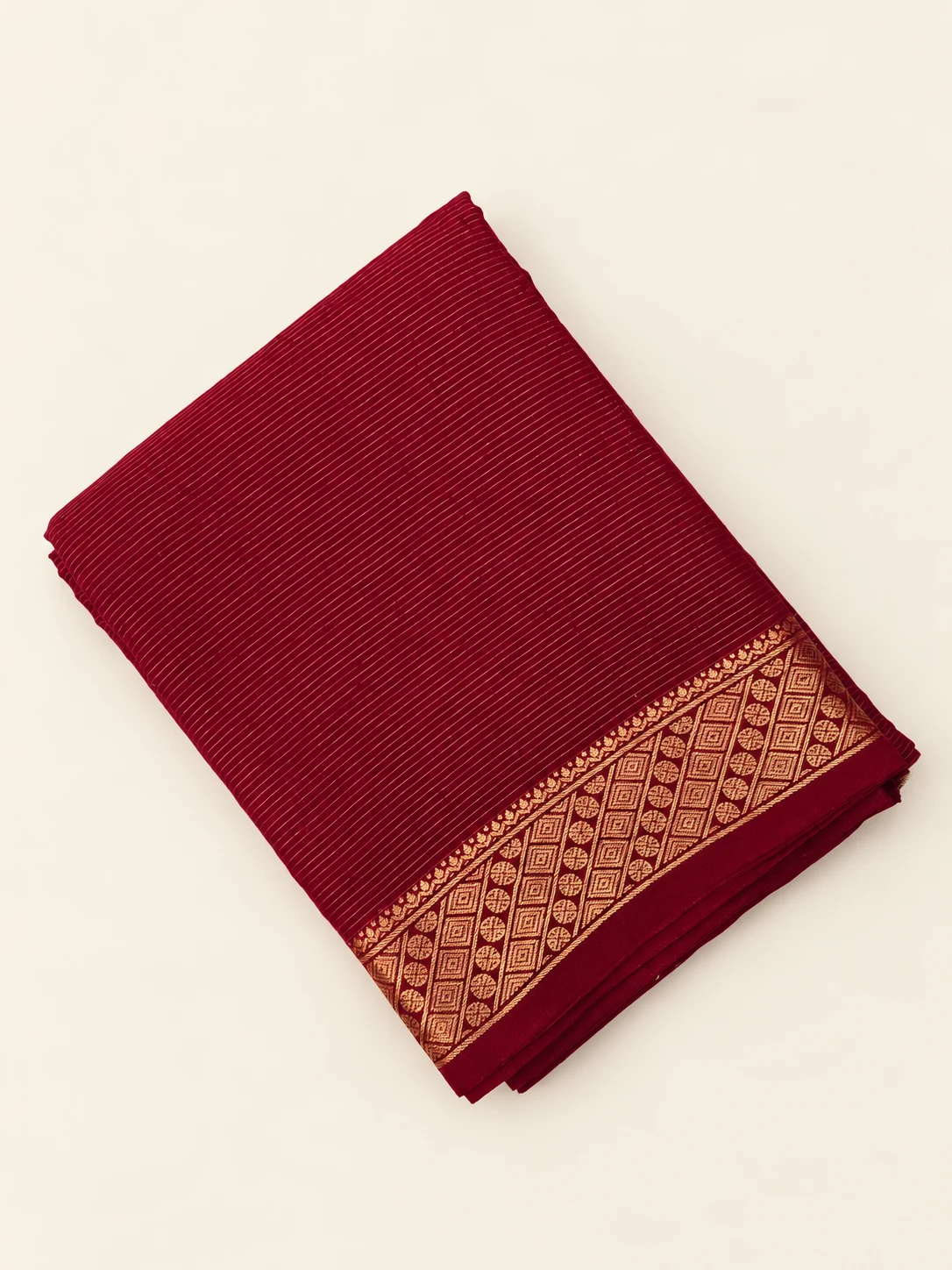 Madurai Red Vaira Oosi with sungudi cotton - 1
